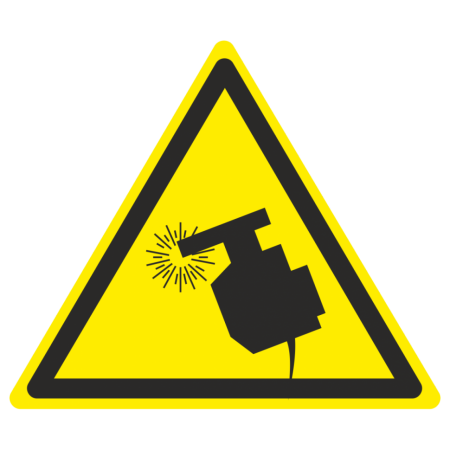 Знак безопасности W-35 «Осторожно. Сварка»
